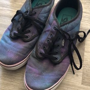 Vans galaxy print shoes